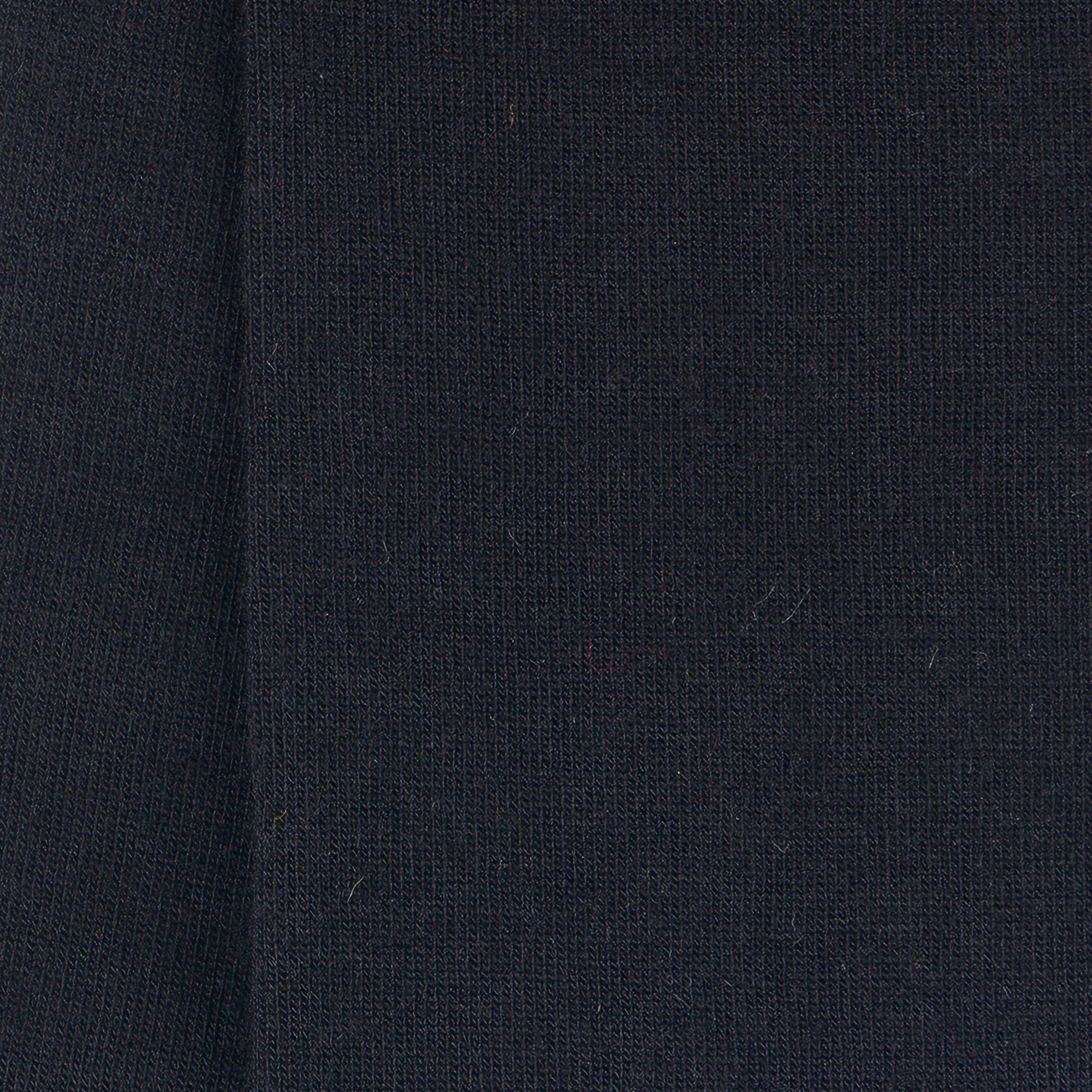 Chaussettes hautes Unies jersey laine mérinos et intérieur coton Noir
