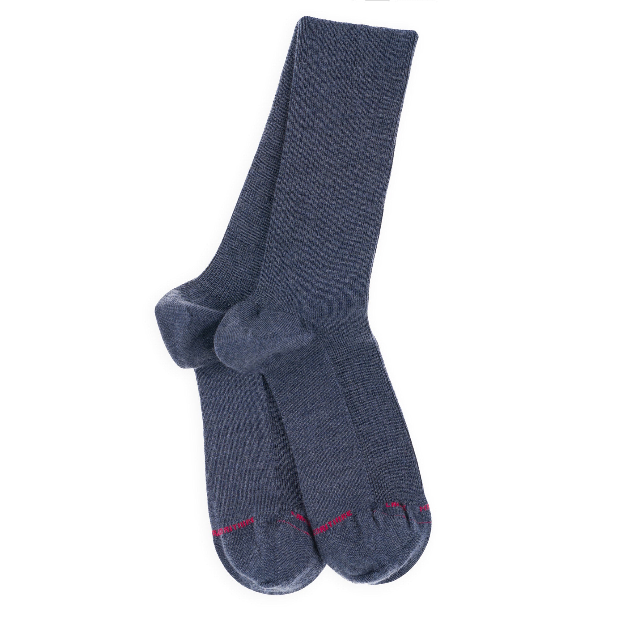 Chaussettes Non Comprimantes en laine mérinos Bleu - Unies
