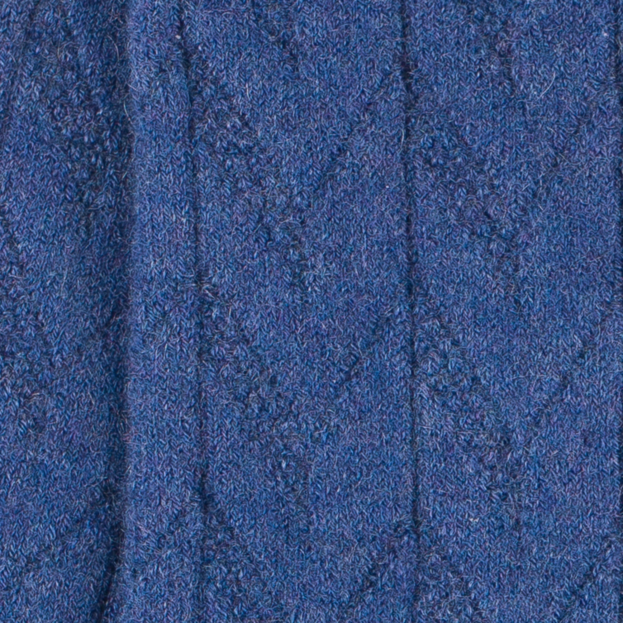 Chaussettes en laine mérinos et cachemire Bleu jean - Effet de maille