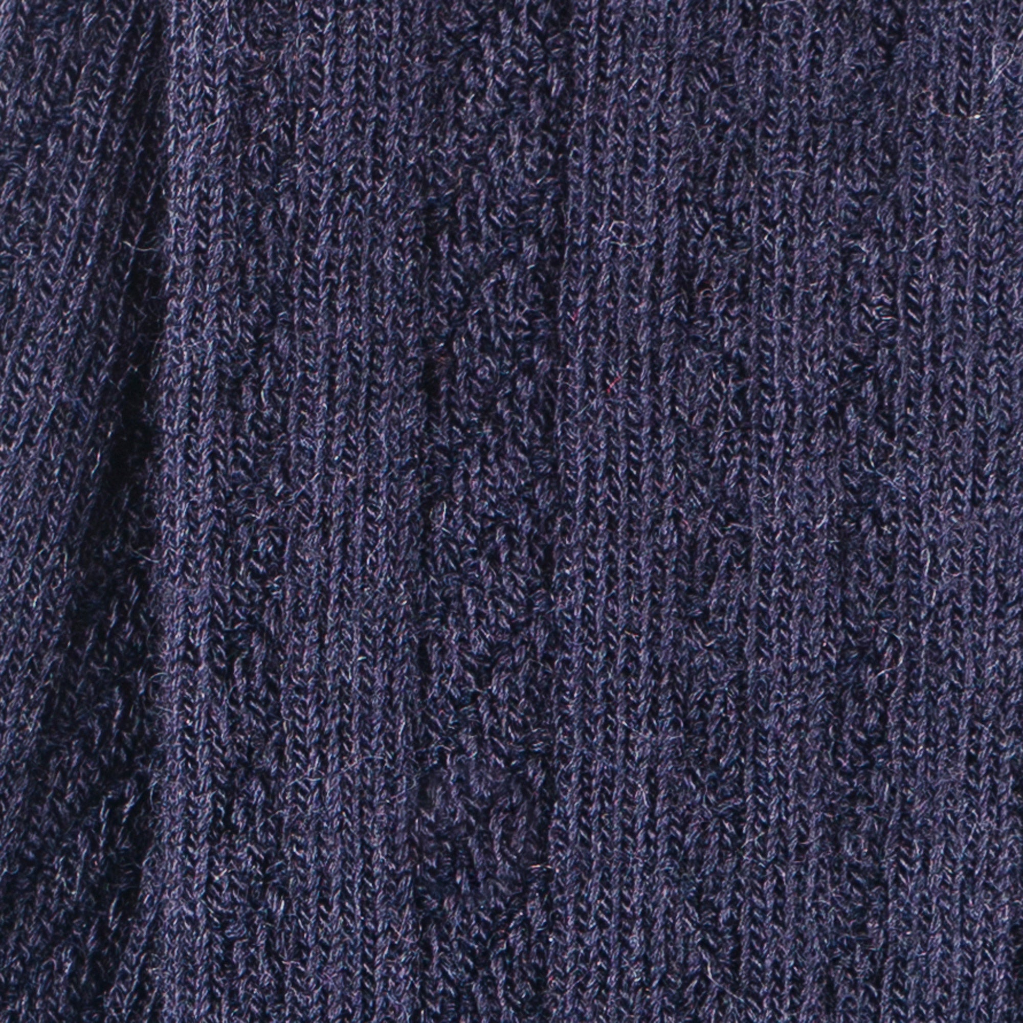 Chaussettes en laine mérinos et soie Marine - Effet de maille