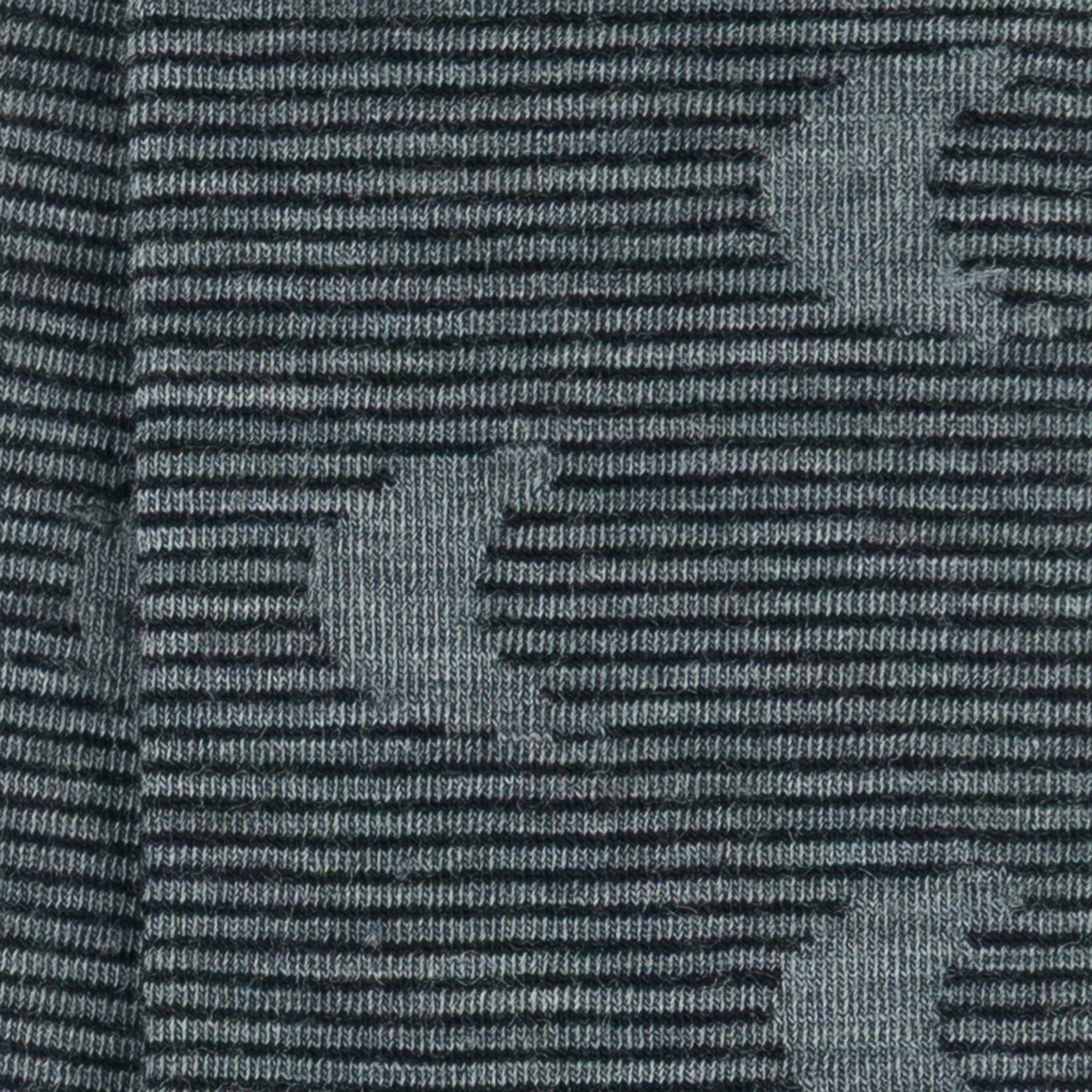 Chaussettes hautes en laine mérinos Gris fer - Motifs lunes