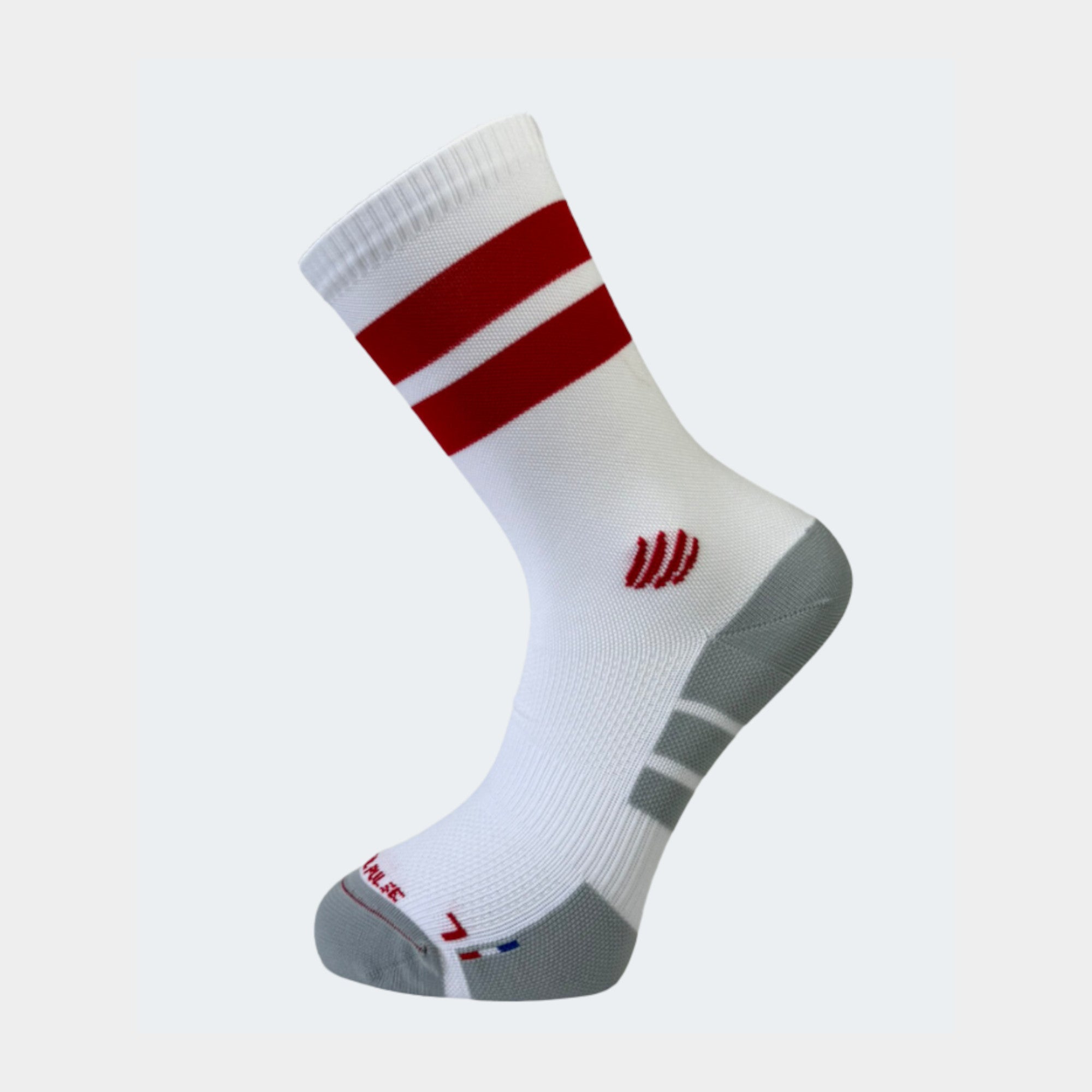Chaussettes Pulse Multi-sport - Blanc & Rouge