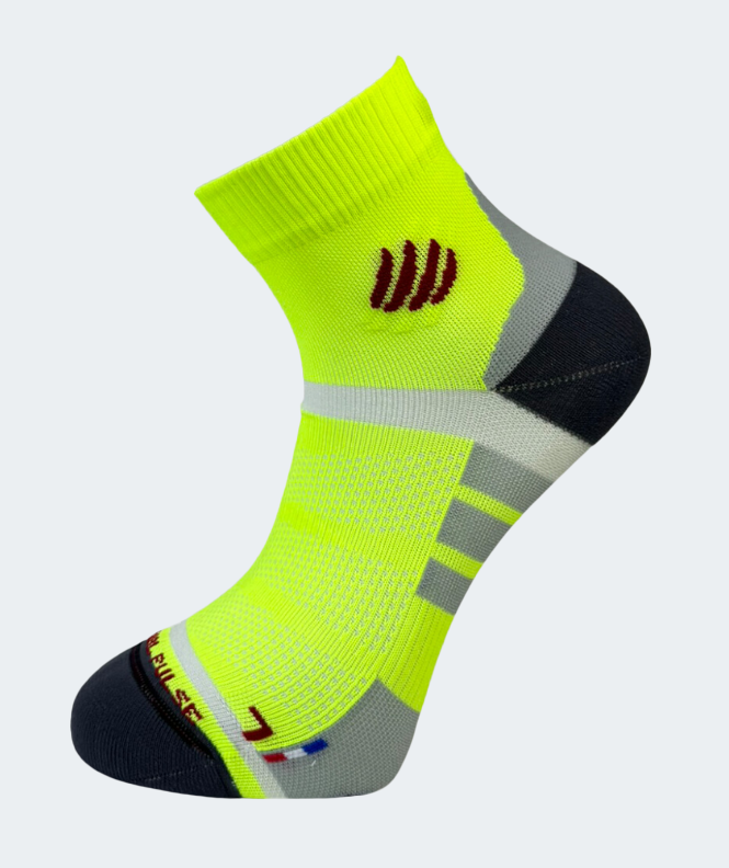 Socquettes Pulse Running - Jaune