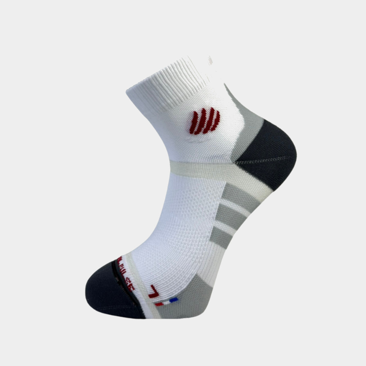 Socquettes course à pied - Blanc - Labonal Pulse