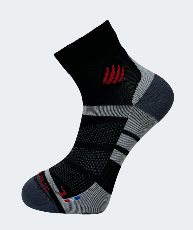 Socquettes Pulse Running - Noir