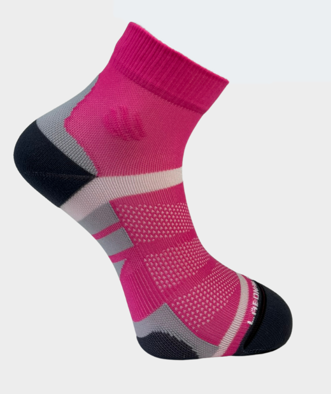 Socquettes Pulse Running - Rose