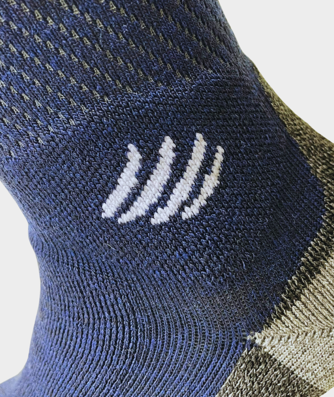 Chaussette Randonnée Pulse Laine Merinos Marine