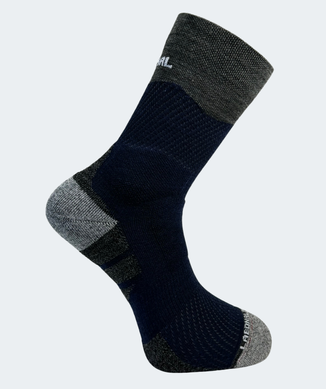 Chaussette Randonnée Pulse Laine Merinos Marine