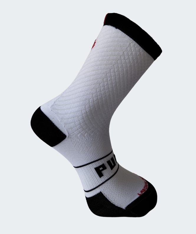 Chaussettes Pulse cyclisme Blanc