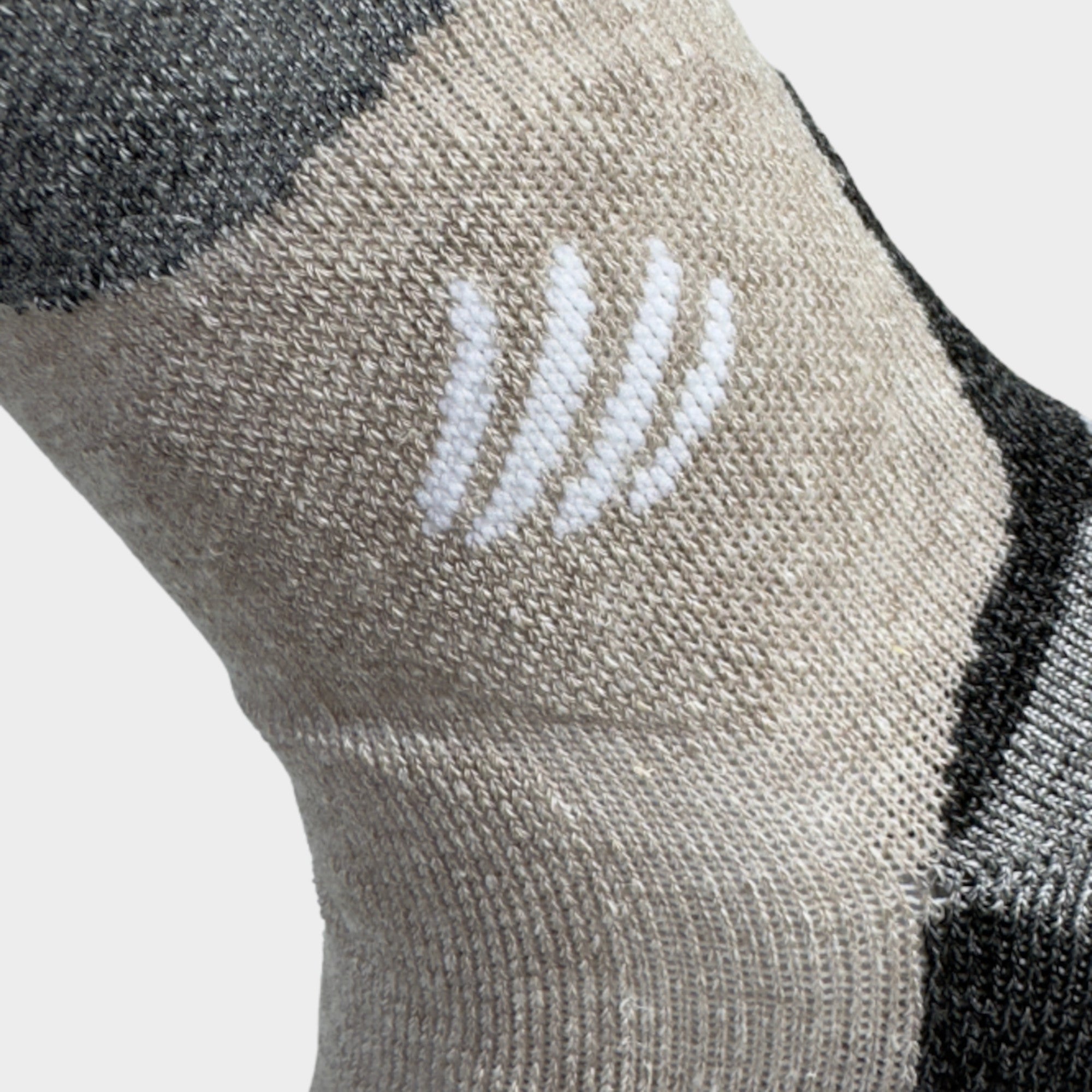 Socquette Randonnée PULSE Lin Tencel Beige