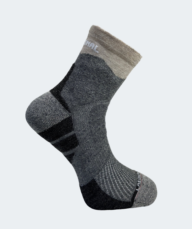Socquette Randonnée PULSE Lin Tencel Noir