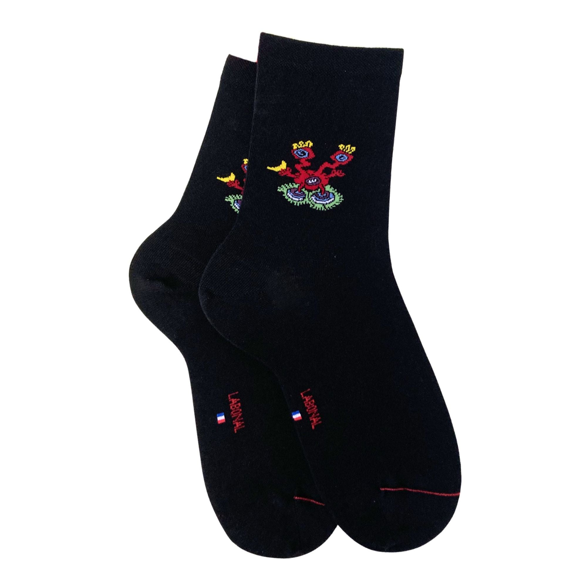 Chaussettes Le monstre rouge - coton