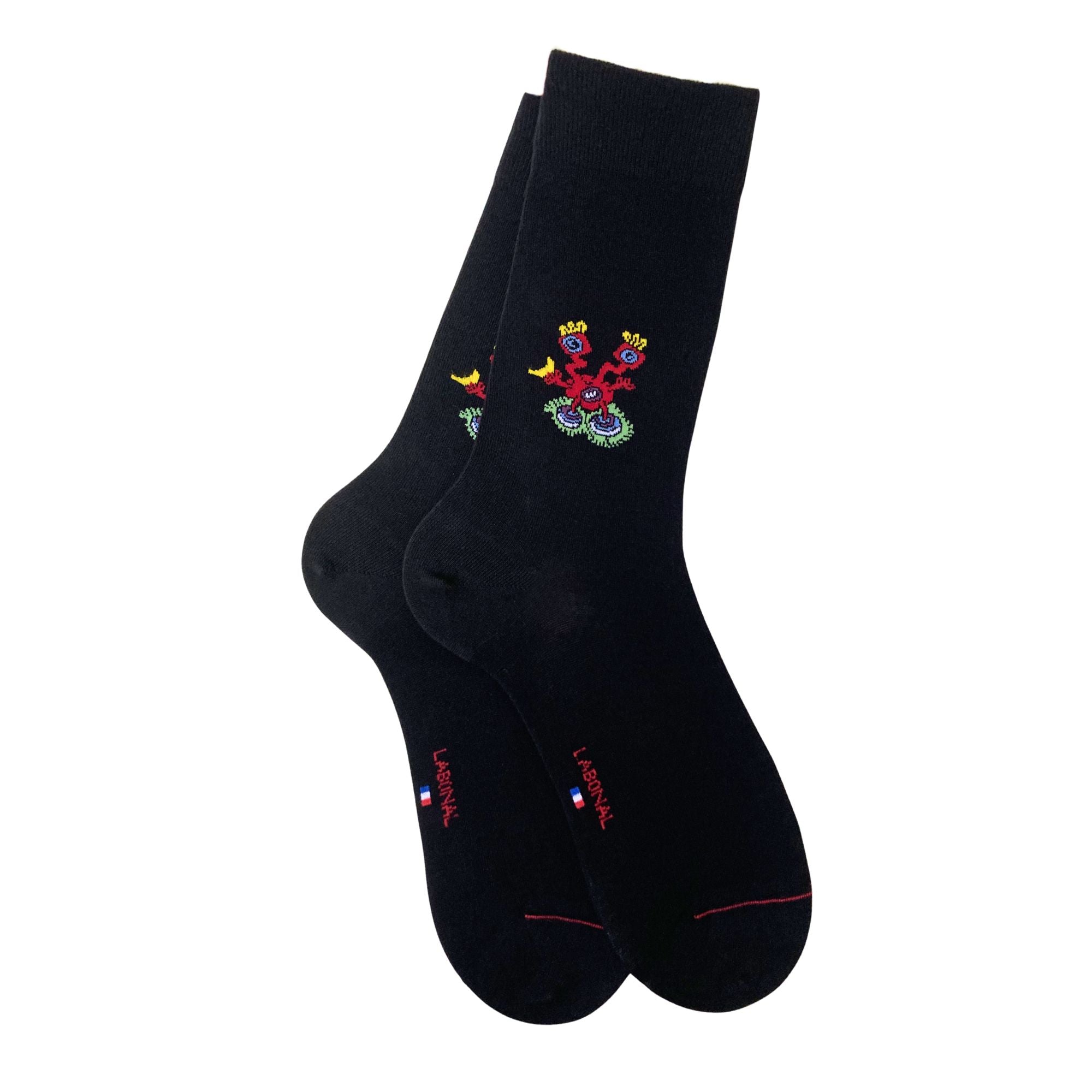 Chaussettes Le monstre rouge - coton