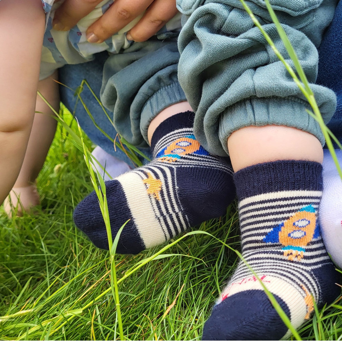 Chaussettes en coton fusée bébé