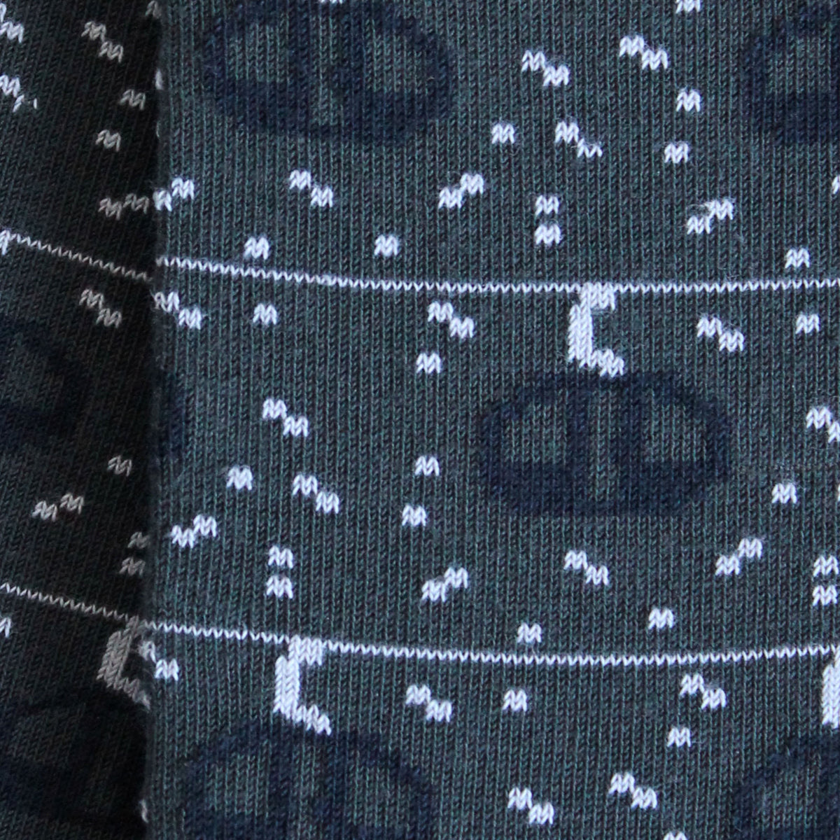 Chaussettes coton noir marine télécabines