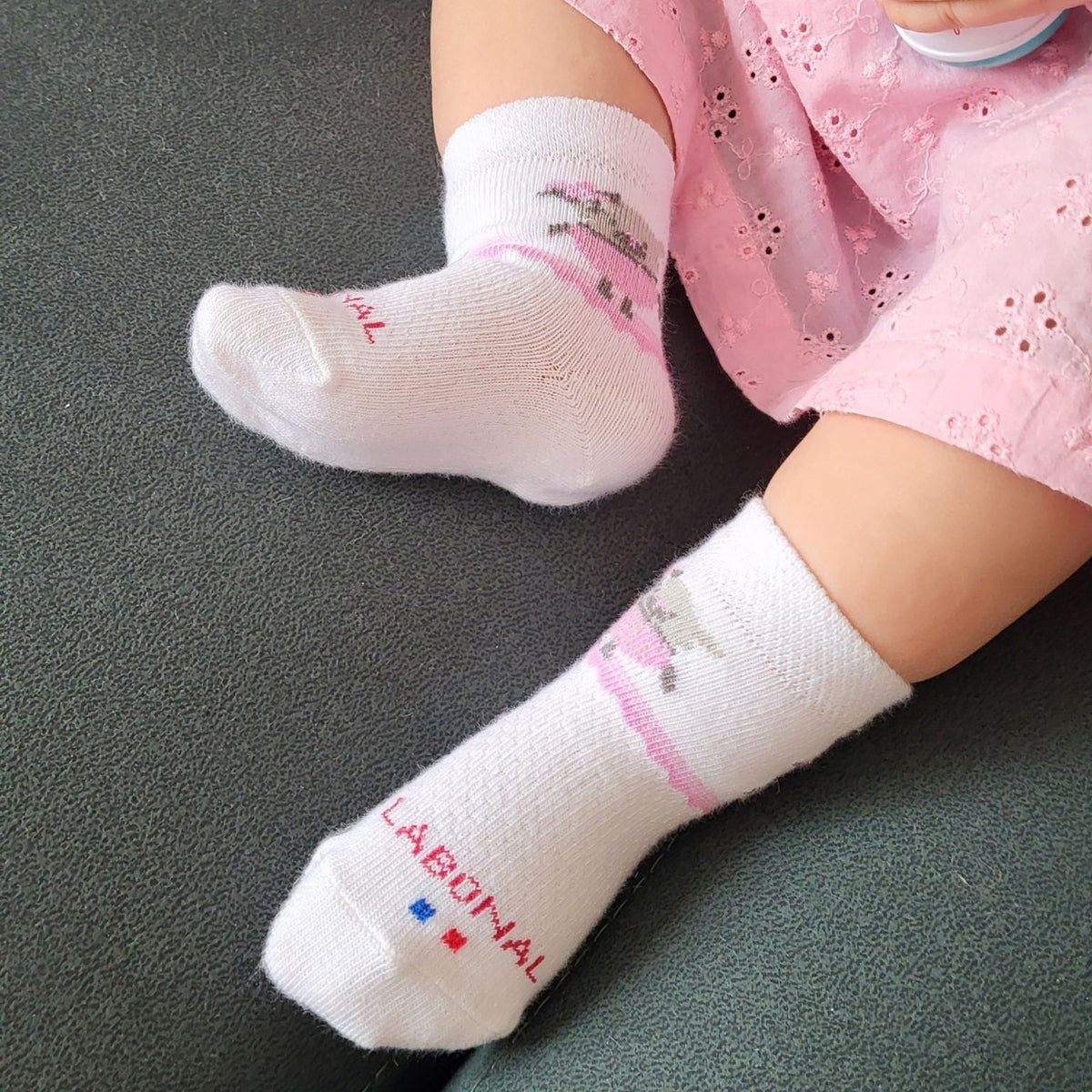 Chaussettes en coton ourson bébé