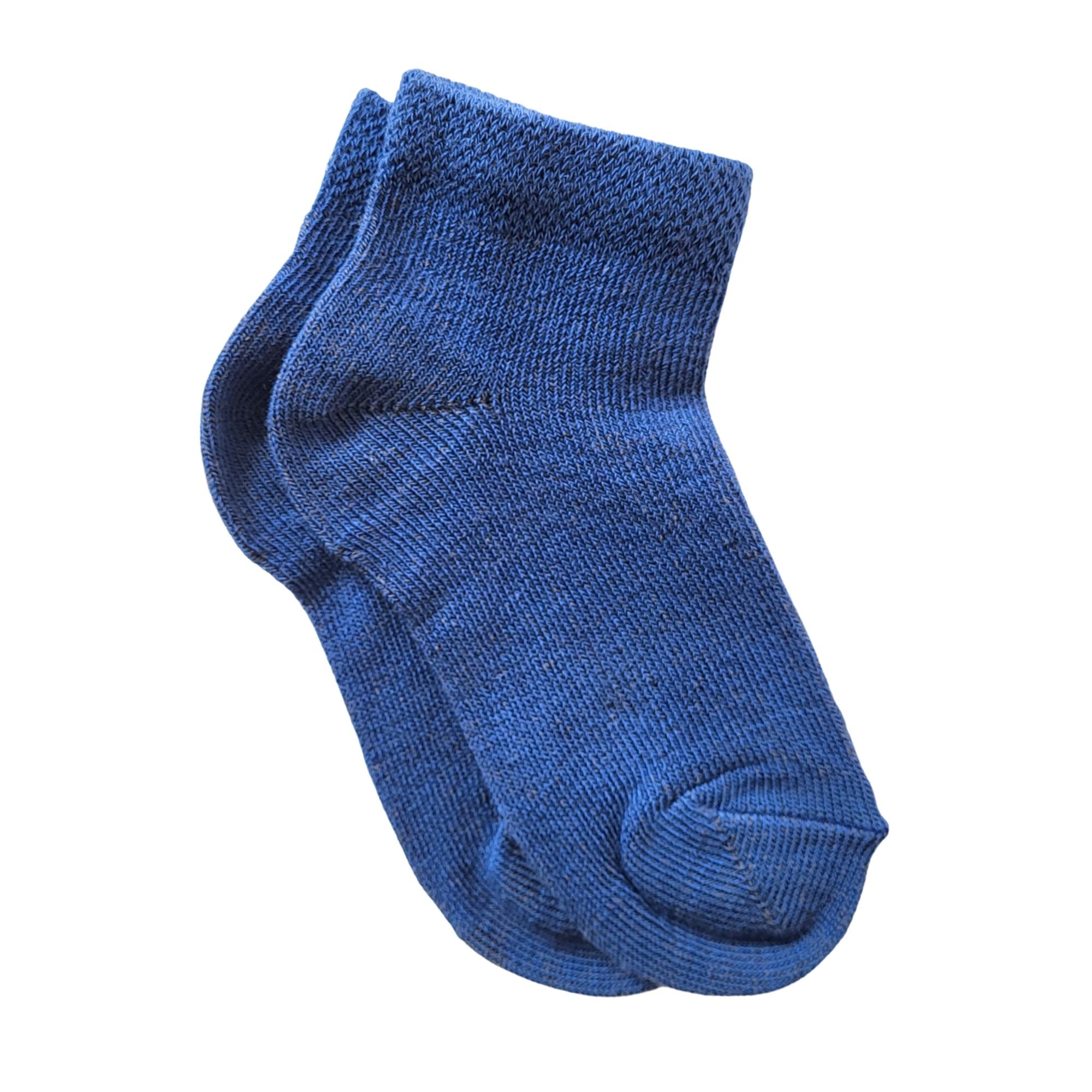 Chaussettes coton bleu bébé