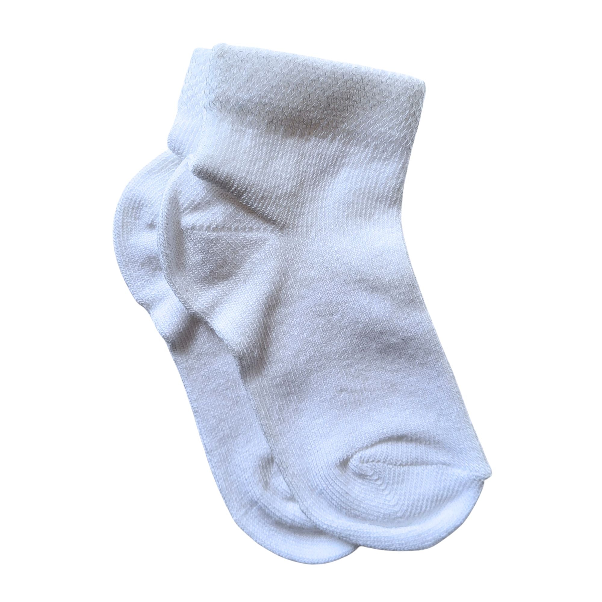 Chaussettes coton blanc bébé
