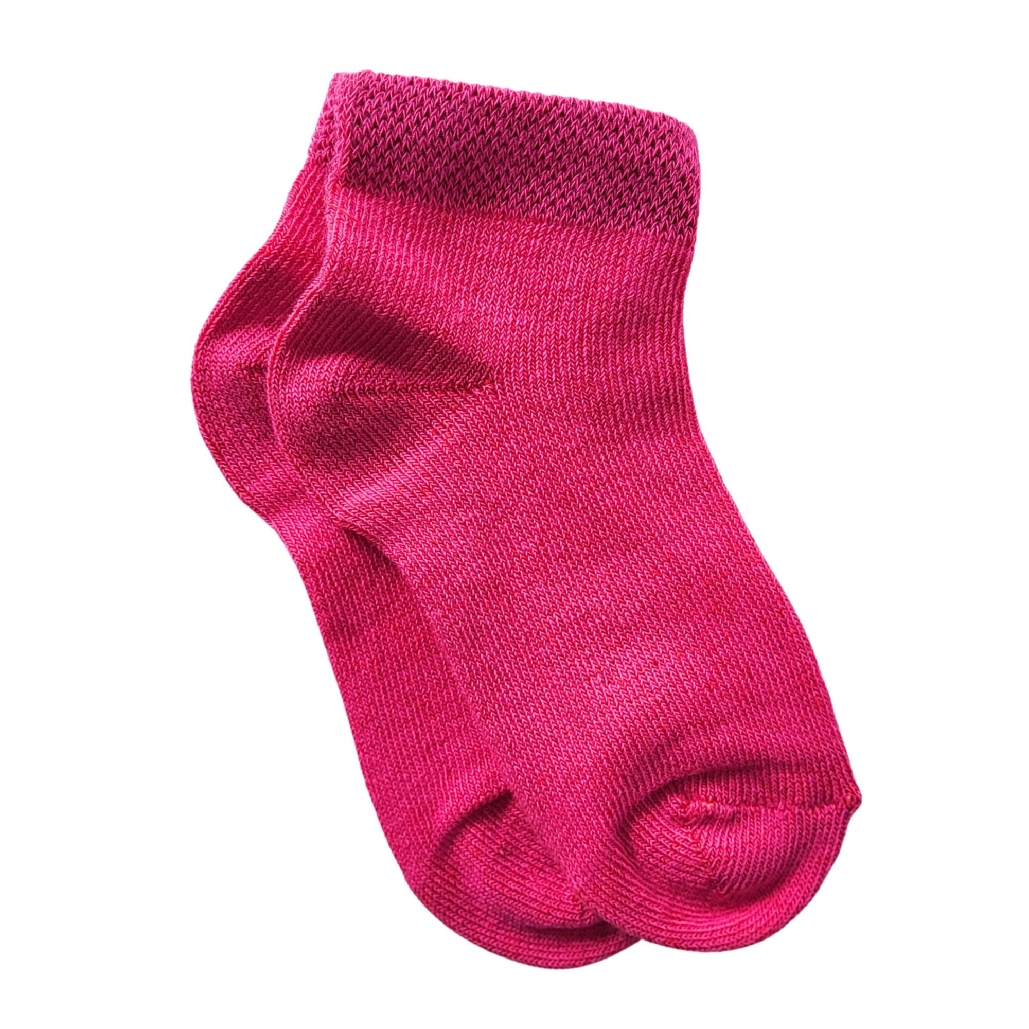 Chaussettes coton rose bébé