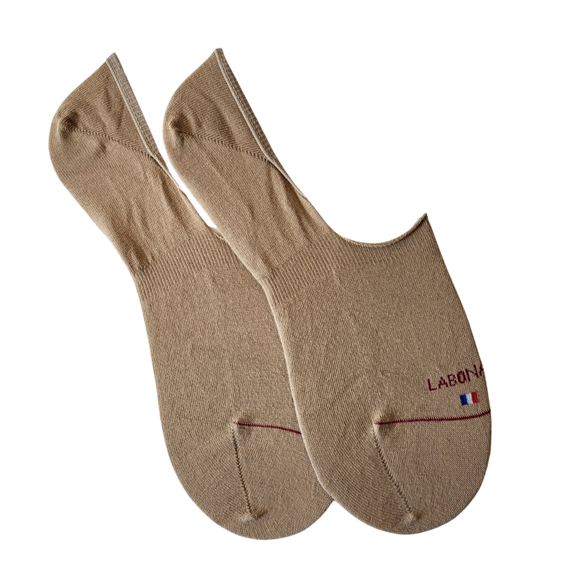 Chaussettes invisibles granit unies
