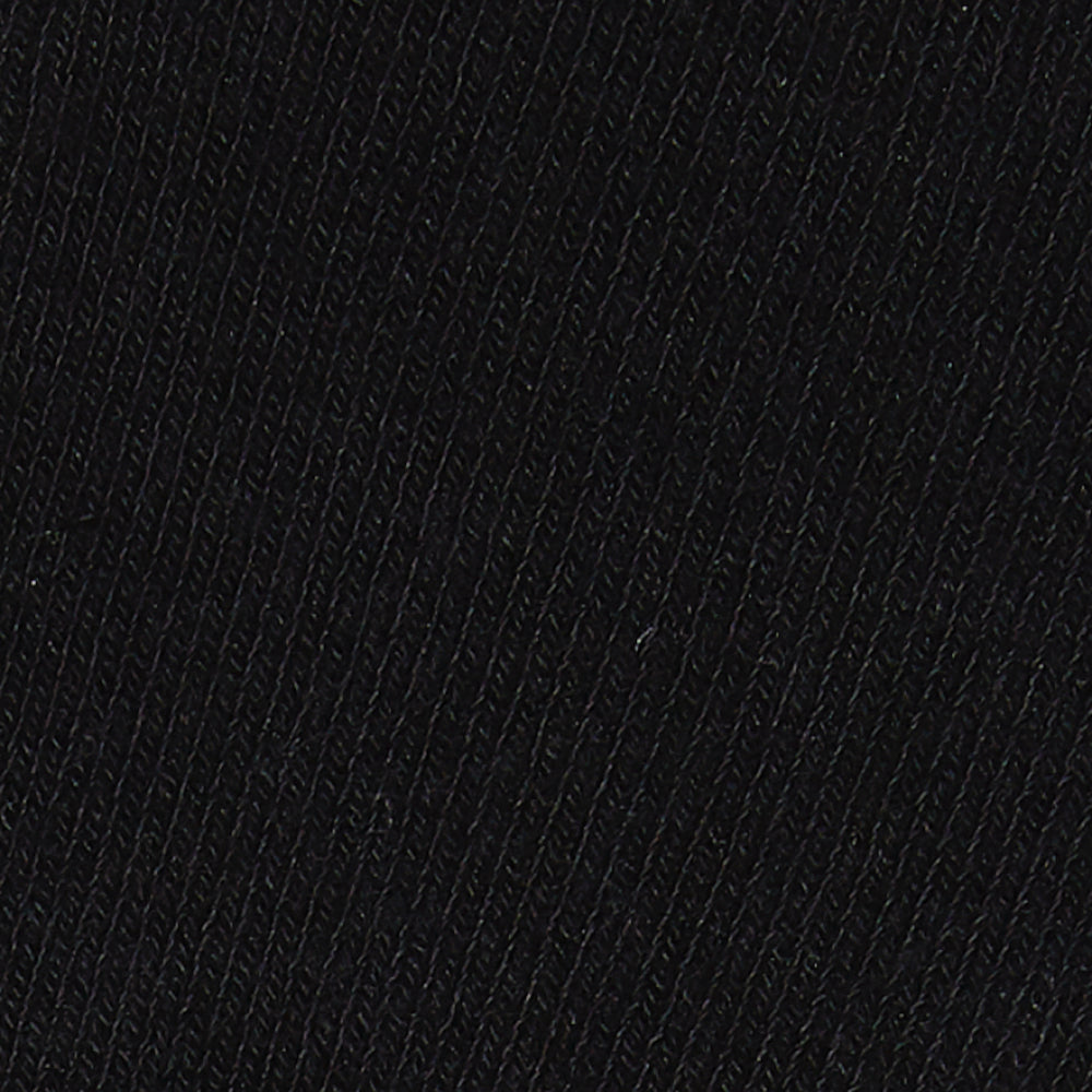 Chaussettes Non Comprimantes en coton Noir - Unies