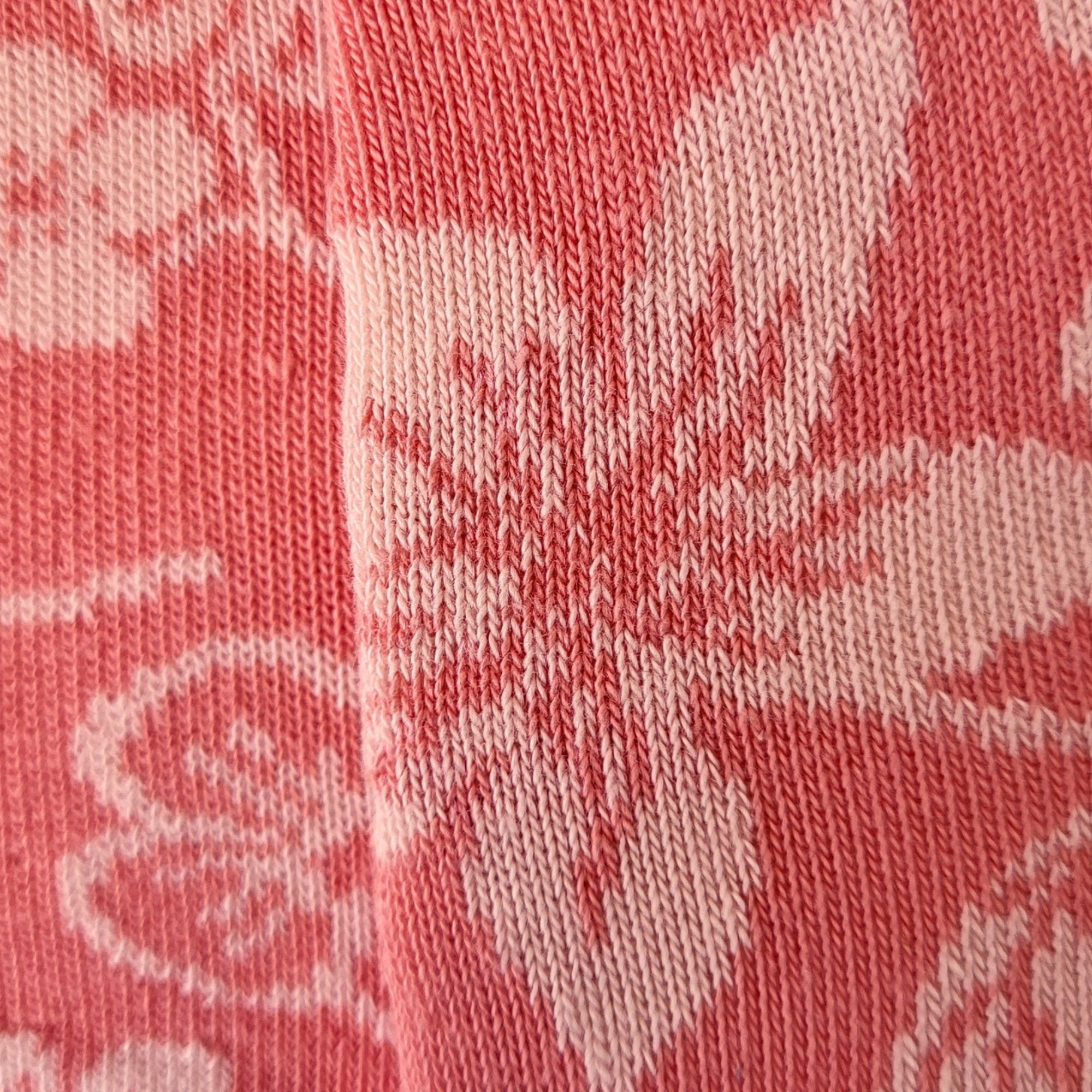 Mini-socquettes orange motifs floraux