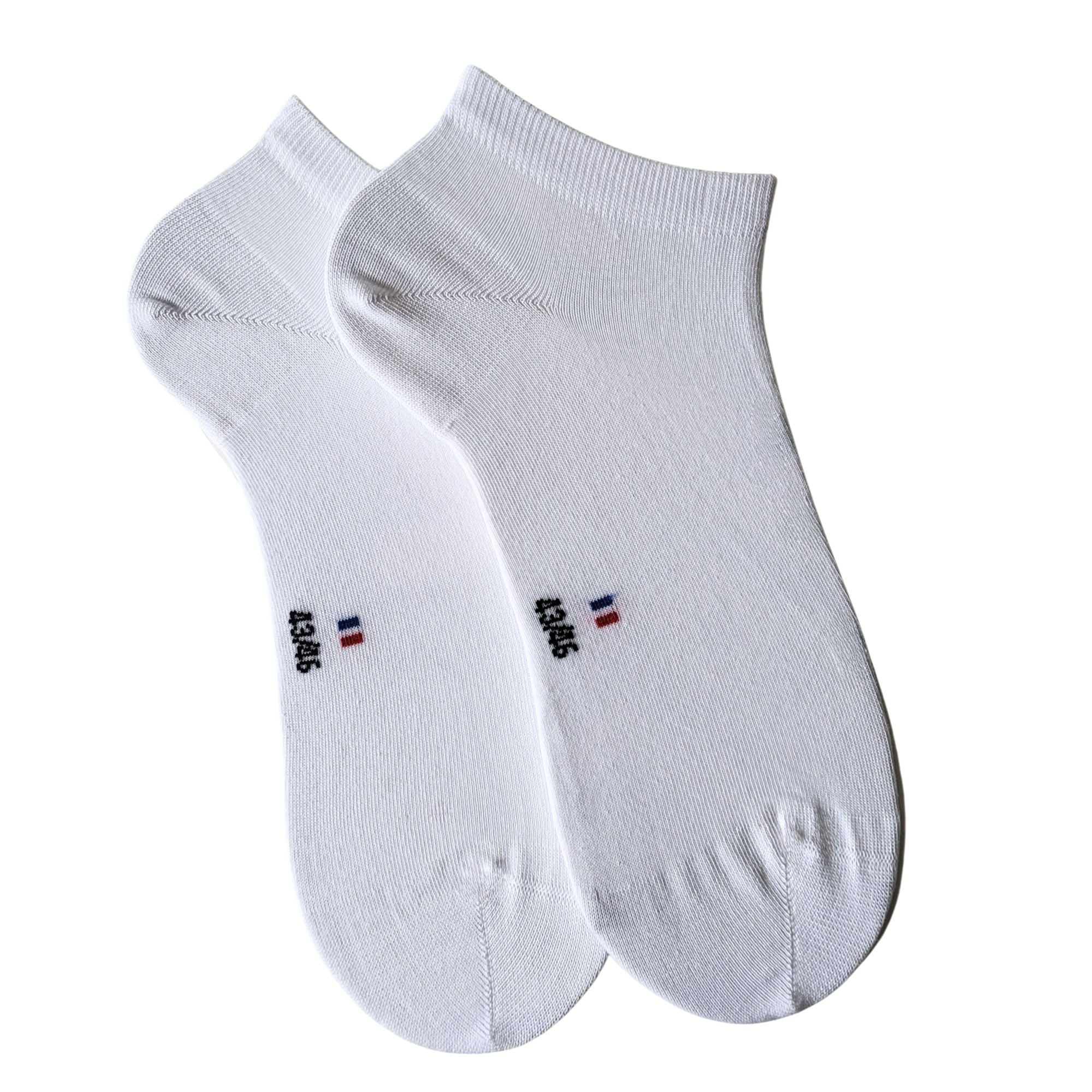 Mini-socquettes blanches unies