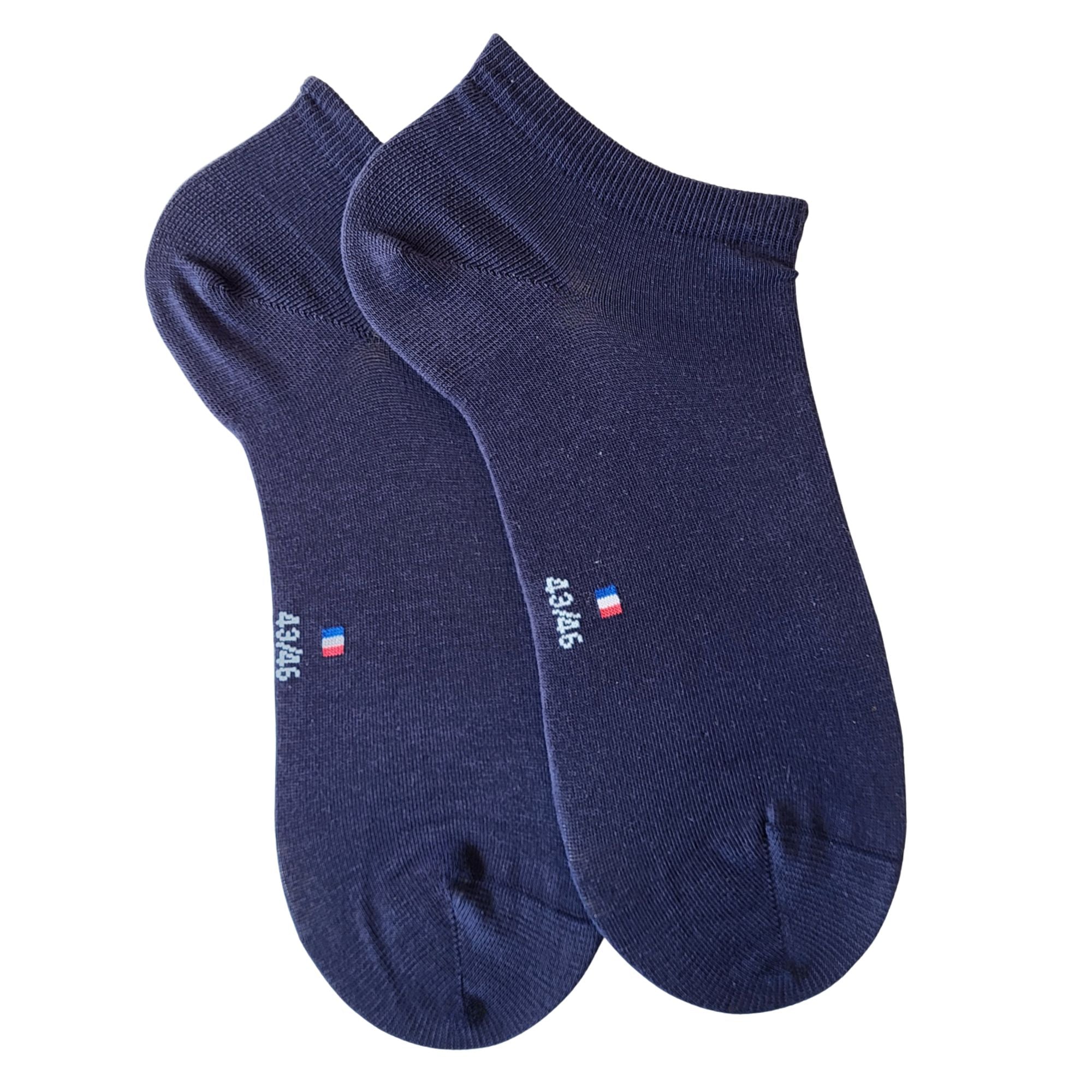 Mini-socquettes bleu marine unies