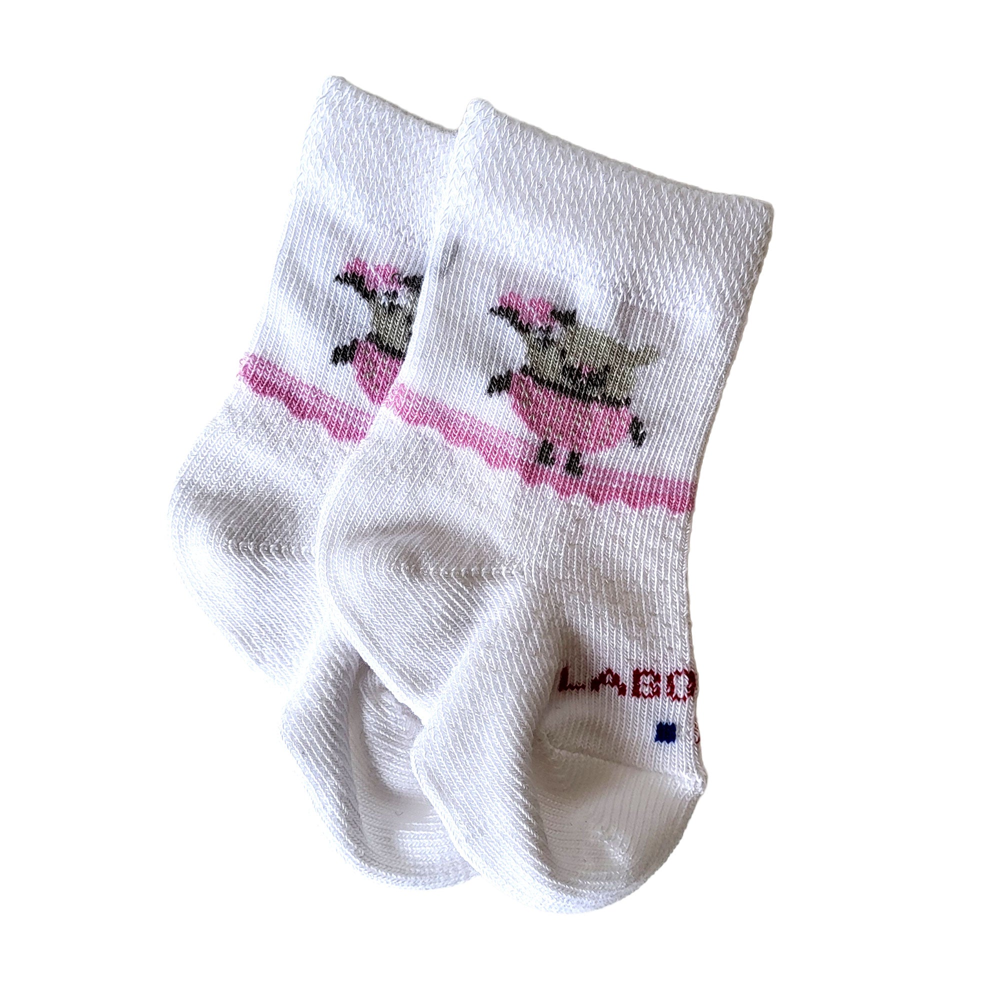 Chaussettes bébé en coton ourson